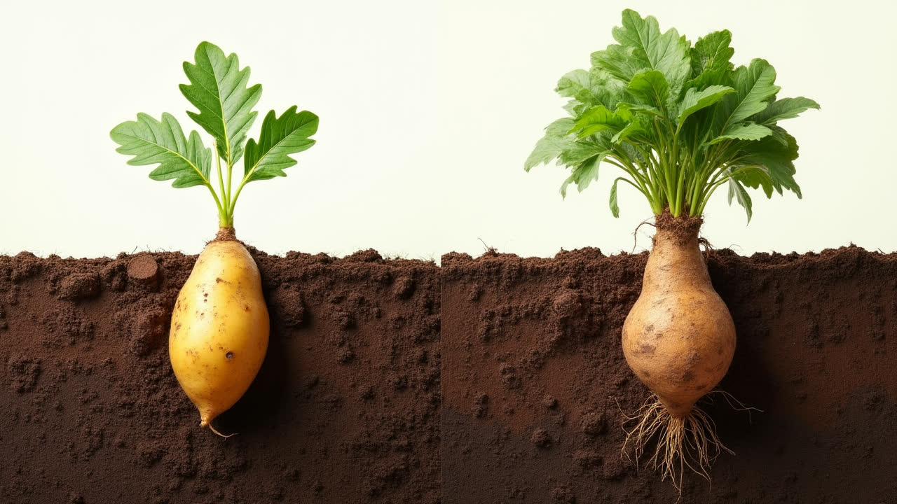 Stem Tubers vs Root Tubers: Key Differences and Gardening Guide